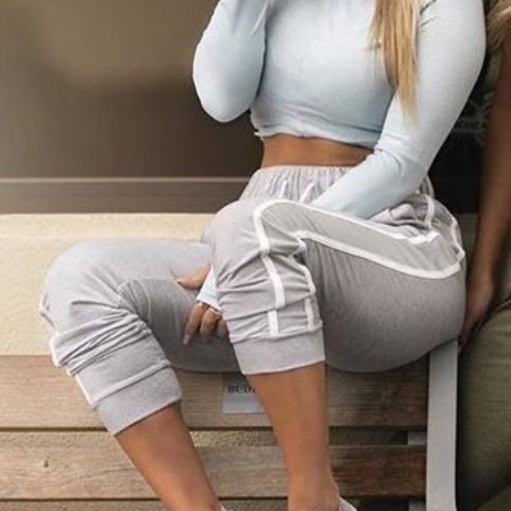 Gymshark Nikki Blacketter Gray Joggers